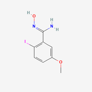 N-Hydroxy-2-iodo-5-methoxybenzimidamide