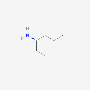 molecular formula C6H15N B13128237 (S)-Hexan-3-amine 