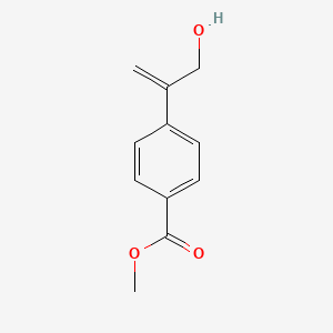 molecular formula C11H12O3 B13128283 Methyl 4-(3-hydroxyprop-1-en-2-yl)benzoate 