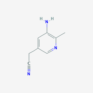 2-(5-Amino-6-methylpyridin-3-yl)acetonitrile