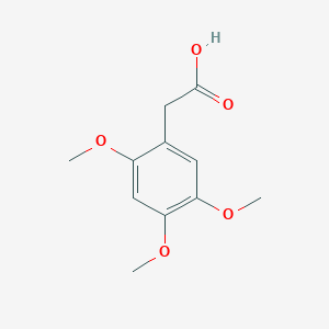 molecular formula C11H14O5 B13128306 2-(2,4,5-Trimethoxyphenyl)acetic acid 