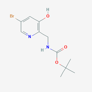 tert-Butyl((5-bromo-3-hydroxypyridin-2-yl)methyl)carbamate