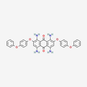 1,4,5,8-Tetraamino-2,7-bis(4-phenoxyphenoxy)anthracene-9,10-dione