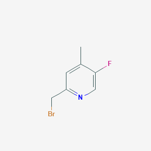 2-(Bromomethyl)-5-fluoro-4-methylpyridine