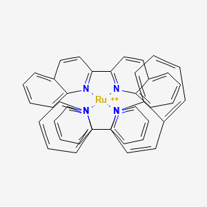 (2,2'-Bipyridine)(2,2'-biquinoline)((2-pyridyl)-2-quinoline)ruthenium(II)