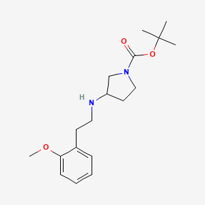 tert-Butyl 3-((2-methoxyphenethyl)amino)pyrrolidine-1-carboxylate