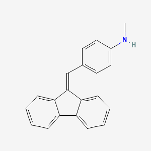 4-(9H-Fluoren-9-ylidenemethyl)-N-methylaniline