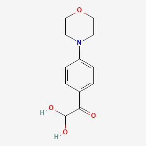 2,2-Dihydroxy-1-(4-morpholinophenyl)ethan-1-one