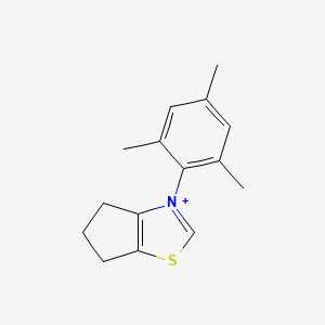 3-Mesityl-5,6-dihydro-4H-cyclopenta[d]thiazol-3-ium