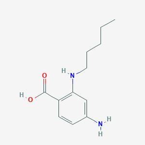 4-Amino-2-(pentylamino)benzoicacid