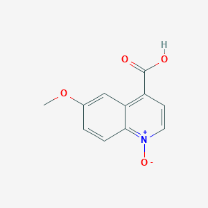 4-Carboxy-6-methoxyquinoline1-oxide