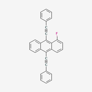 1-Fluoro-9,10-bis(phenylethynyl)anthracene