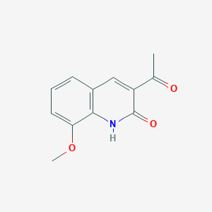 3-Acetyl-8-methoxyquinolin-2(1H)-one