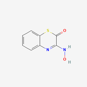 molecular formula C8H6N2O2S B1312859 3-(羟亚氨基)-3,4-二氢-2H-苯并[b][1,4]噻嗪-2-酮 CAS No. 903891-96-3
