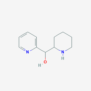 molecular formula C11H16N2O B13128604 Piperidin-2-yl(pyridin-2-yl)methanol 