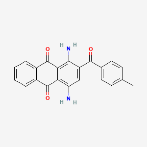 1,4-Diamino-2-(4-methylbenzoyl)anthracene-9,10-dione