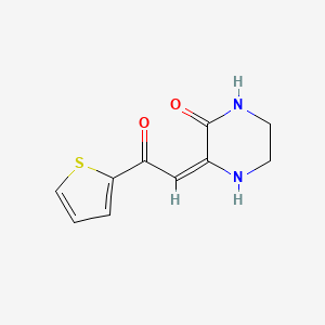 3-(2-Oxo-2-thiophen-2-YL-ethylidene)-piperazin-2-one