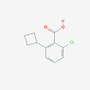 2-Chloro-6-cyclobutylbenzoic acid