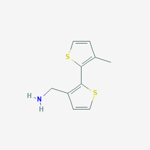 (3'-Methyl-[2,2'-bithiophen]-3-yl)methanamine