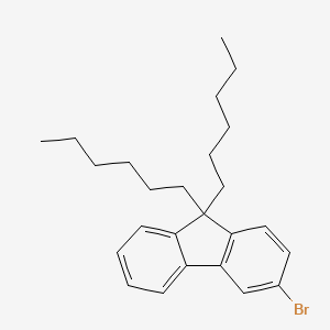 3-bromo-9,9-dihexyl-9H-Fluorene