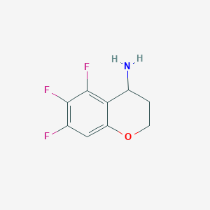 5,6,7-Trifluorochroman-4-aminehydrochloride