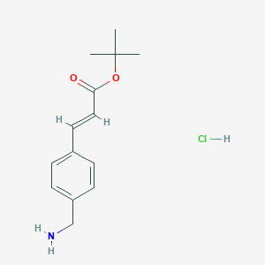 (e)-Tert-butyl3-(4-(aminomethyl)phenyl)acrylatehydrochloride