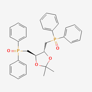 (((4R,5R)-2,2-Dimethyl-1,3-dioxolane-4,5-diyl)bis(methylene))bis(diphenylphosphine oxide)