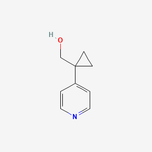 (1-(Pyridin-4-yl)cyclopropyl)methanol