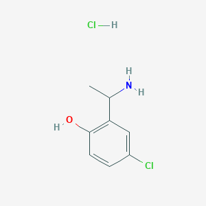 2-(1-Aminoethyl)-4-chlorophenol hydrochloride