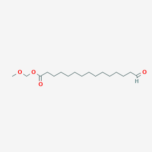 molecular formula C17H32O4 B13128855 Methoxymethyl 15-oxopentadecanoate 