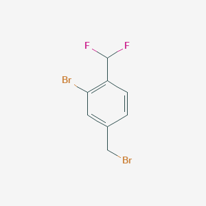 2-Bromo-4-(bromomethyl)-1-(difluoromethyl)benzene