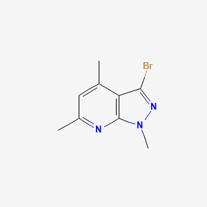 3-bromo-1,4,6-trimethyl-1H-pyrazolo[3,4-b]pyridine