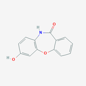 molecular formula C13H9NO3 B131289 7-Hydroxydibenzo[b,f][1,4]oxazepin-11(10H)-one CAS No. 60287-11-8