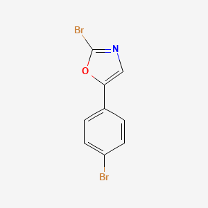 2-Bromo-5-(4-bromophenyl)-1,3-oxazole