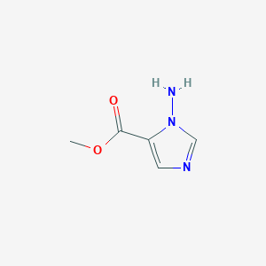 molecular formula C5H7N3O2 B1312892 1-氨基-1H-咪唑-5-甲酸甲酯 CAS No. 865444-80-0
