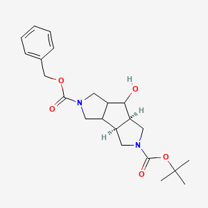 4-O-benzyl 10-O-tert-butyl (1S,8R)-7-hydroxy-4,10-diazatricyclo[6.3.0.02,6]undecane-4,10-dicarboxylate