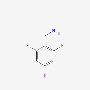 N-methyl-1-(2,4,6-trifluorophenyl)methanamine