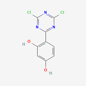 4-(4,6-Dichloro-1,3,5-triazin-2(5H)-ylidene)-3-hydroxycyclohexa-2,5-dien-1-one