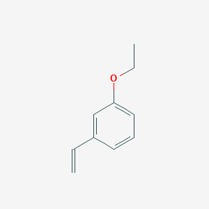 molecular formula C10H12O B1312898 苯，1-乙烯基-3-乙氧基- CAS No. 107830-68-2