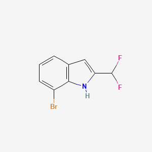 7-Bromo-2-(difluoromethyl)-1H-indole