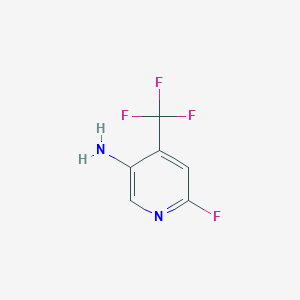 6-Fluoro-4-(trifluoromethyl)pyridin-3-amine