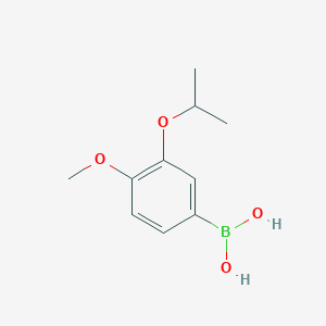 molecular formula C10H15BO4 B1312902 3-异丙氧基-4-甲氧基苯硼酸 CAS No. 516465-82-0