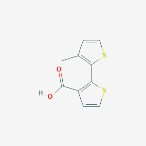 3'-Methyl-[2,2'-bithiophene]-3-carboxylic acid