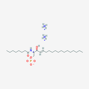 Octanamide,N-[(1S,2R,3E)-2-hydroxy-1-[(phosphonooxy)methyl]-3-heptadecen-1-yl]-,ammoniumsalt