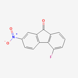 5-Fluoro-2-nitro-9h-fluoren-9-one