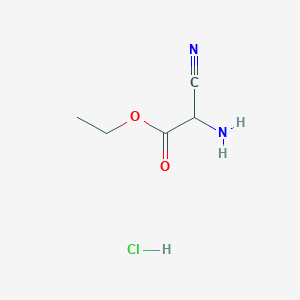 B1312907 Ethyl 2-amino-2-cyanoacetate hydrochloride CAS No. 901776-89-4