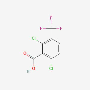 molecular formula C8H3Cl2F3O2 B1312910 2,6-二氯-3-(三氟甲基)苯甲酸 CAS No. 25922-41-2