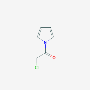 molecular formula C6H6ClNO B13129112 2-Chloro-1-(1H-pyrrol-1-yl)ethanone 