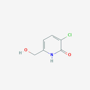 3-Chloro-6-(hydroxymethyl)pyridin-2(1H)-one