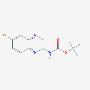 tert-Butyl(6-bromoquinoxalin-2-yl)carbamate